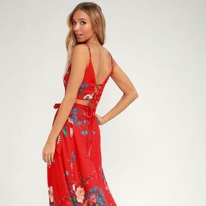 Lulu’s Bloom With a View Maxi Dress 2 piece